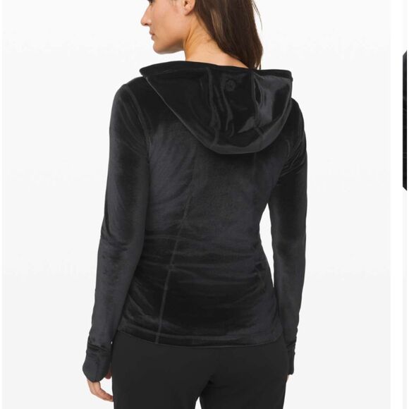 Women Lululemon Define Hooded Jacket *Velvet Hip Lengh in Black Size 2 - Picture 2 of 11